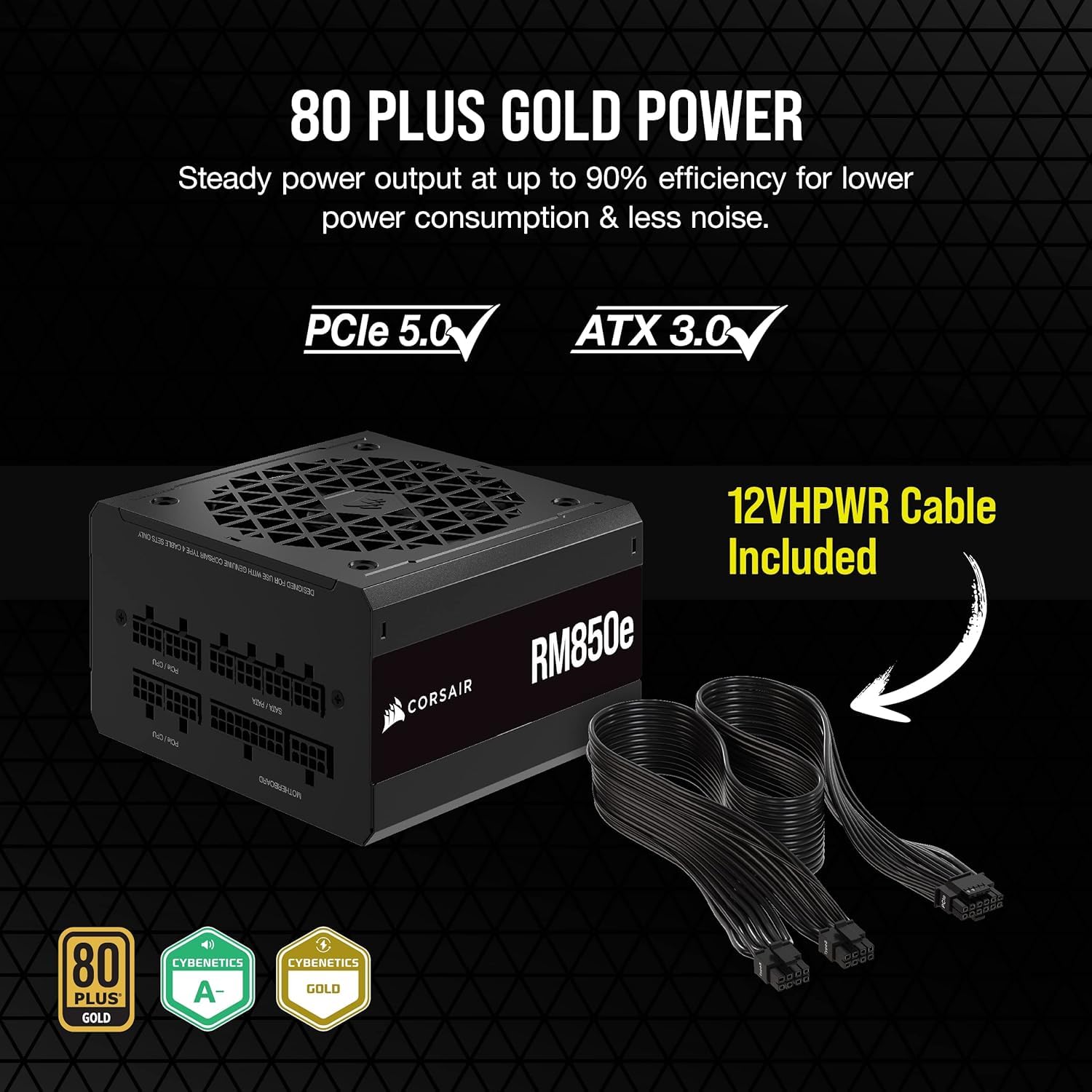 CORSAIR RM850e 2023モデル 850W 80PLUS GOLD Amazon.com: Corsair RM850e (2023) Fully Modular Low-Noise